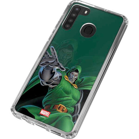 Marvel Dr. Doom Lord Doom Galaxy A21 Clear Case