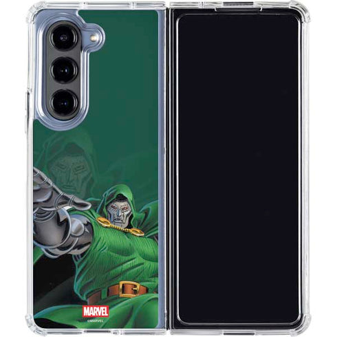 Marvel Dr. Doom Lord Doom Galaxy Z Fold5 5G Clear Case