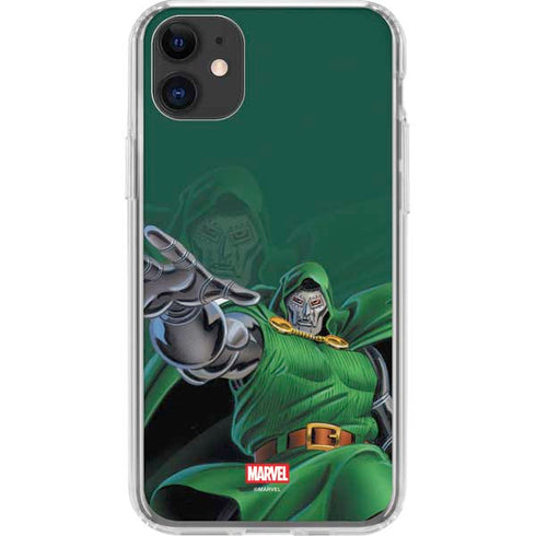Marvel Dr. Doom Lord Doom iPhone 11 Clear Case