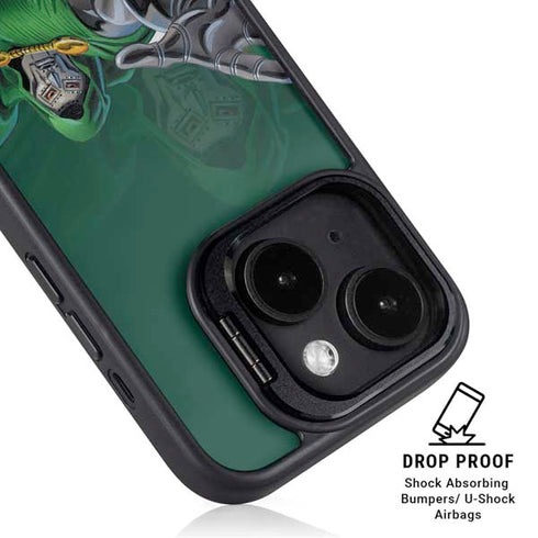 Marvel Dr. Doom Lord Doom iPhone 14 Plus Kickstand Case