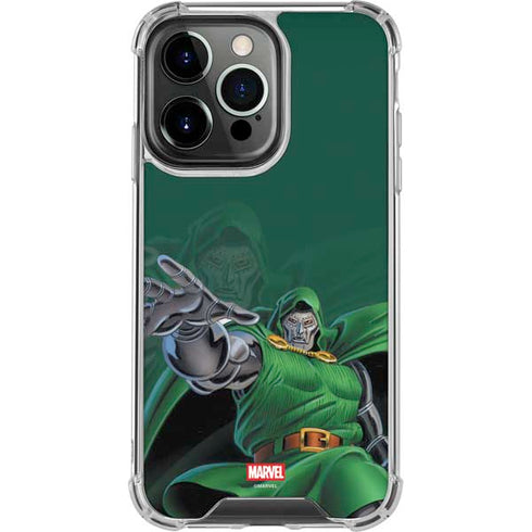 Marvel Dr. Doom Lord Doom iPhone 14 Pro Clear Case