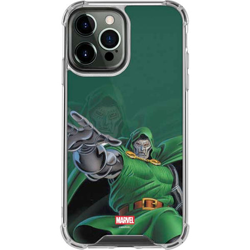 Marvel Dr. Doom Lord Doom iPhone 14 Pro Max Clear Case