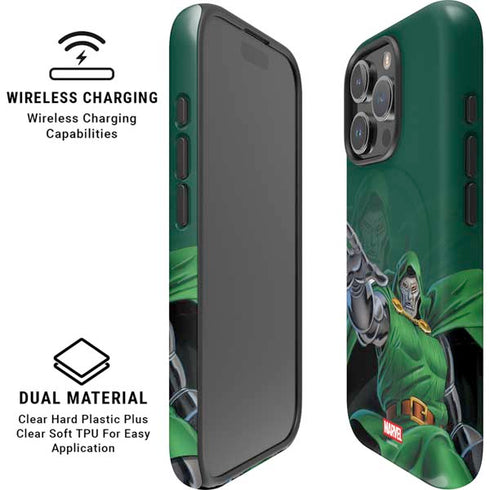 Marvel Dr. Doom Lord Doom iPhone 16 Pro Max Magsafe Impact Case
