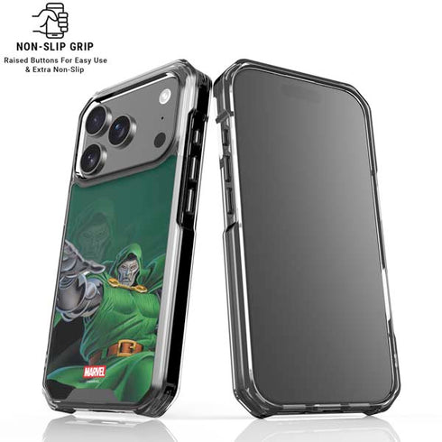 Marvel Dr. Doom Lord Doom iPhone 17 Pro Max Clear Case
