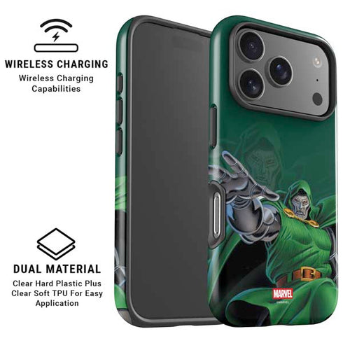 Marvel Dr. Doom Lord Doom iPhone 17 Pro Max Magsafe Impact Case