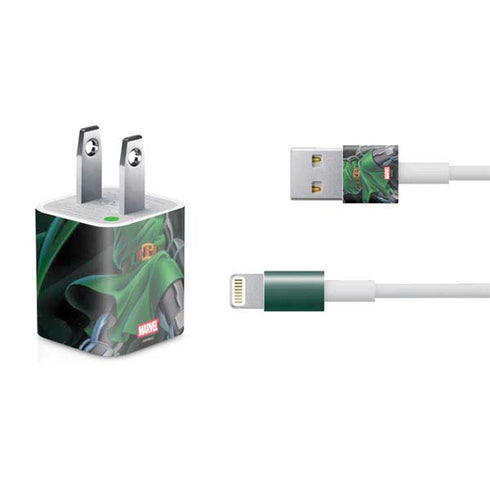 Marvel Dr. Doom Lord Doom iPhone Charger (5W USB) Skin