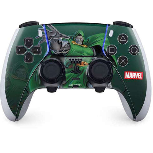 Marvel Dr. Doom Lord Doom PS5 DualSense Edge Pro Controller Skin