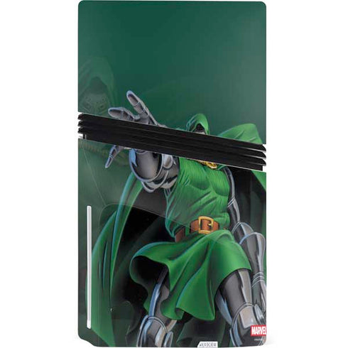 Marvel Dr. Doom Lord Doom PS5 Pro Disk Bundle Skin
