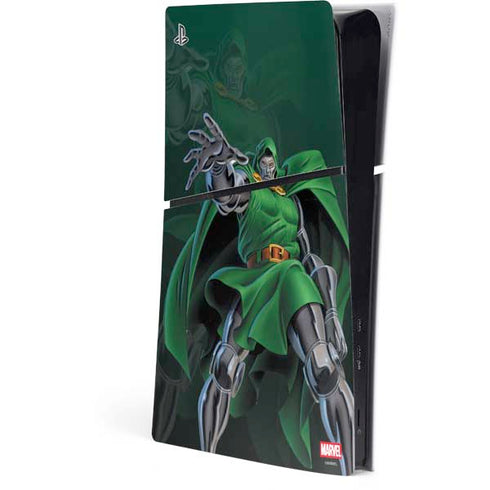 Marvel Dr. Doom Lord Doom PS5 Slim Digital Edition Console Skin