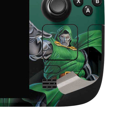 Marvel Dr. Doom Lord Doom Steam Deck Handheld Gaming Computer OLED Skin