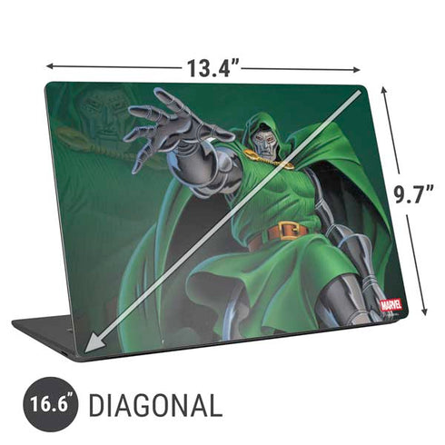 Marvel Dr. Doom Lord Doom Universal Laptop 16.6in (13.4 x 9.7in) Skin