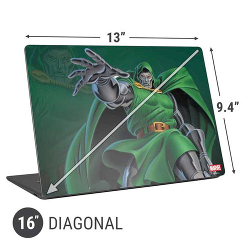 Marvel Dr. Doom Lord Doom Universal Laptop 16in (13 x 9.4in) Skin