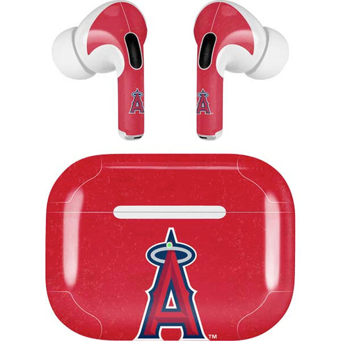 MLB Los Angeles Angels - Solid Distressed AirPods Skins
