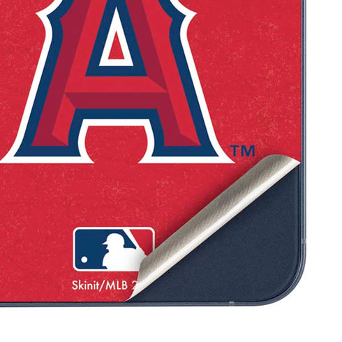 MLB Los Angeles Angels - Solid Distressed Galaxy A35 5G Skin