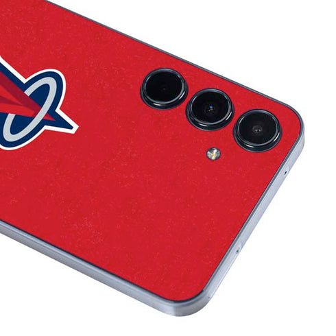 MLB Los Angeles Angels - Solid Distressed Galaxy A55 5G Skin