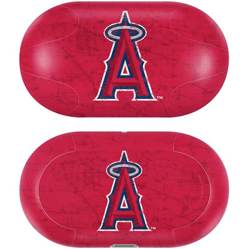 MLB Los Angeles Angels - Solid Distressed Galaxy Buds Plus Skin