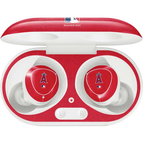 MLB Los Angeles Angels - Solid Distressed Galaxy Buds Plus Skin