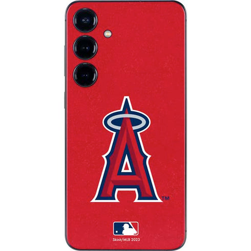 MLB Los Angeles Angels - Solid Distressed Galaxy S24 Plus Skin