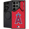 MLB Los Angeles Angels - Solid Distressed Galaxy S25 Ultra Kickstand Case