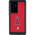 MLB Los Angeles Angels - Solid Distressed Galaxy S24 Ultra Waterproof Case