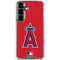 MLB Los Angeles Angels - Solid Distressed Galaxy S26 Plus Clear Case