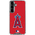 MLB Los Angeles Angels - Solid Distressed Galaxy S26 Plus Clear Case