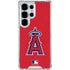 MLB Los Angeles Angels - Solid Distressed Galaxy S26 Ultra Clear Case