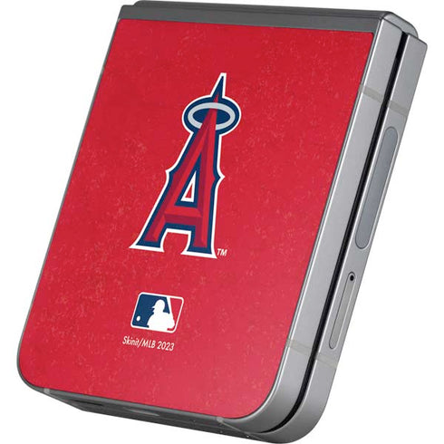 MLB Los Angeles Angels - Solid Distressed Galaxy Z Flip6 Skin