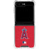 MLB Los Angeles Angels - Solid Distressed Galaxy Z Flip6 Clear Case