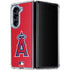 MLB Los Angeles Angels - Solid Distressed Galaxy Z Fold5 5G Clear Case