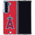 MLB Los Angeles Angels - Solid Distressed Galaxy Z Fold6 Clear Case