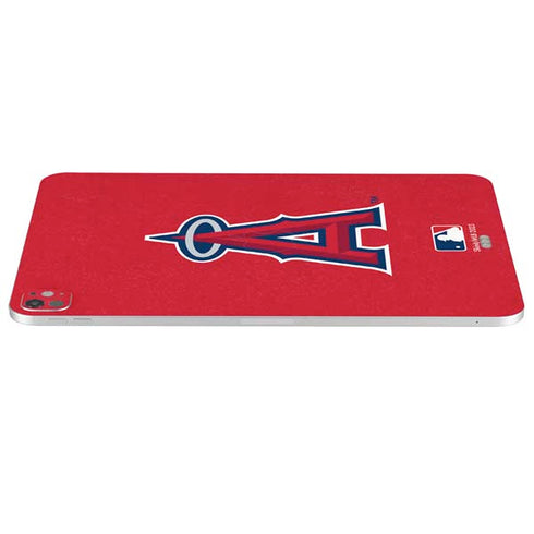 MLB Los Angeles Angels - Solid Distressed iPad Pro 13in M4 (2024) Skin