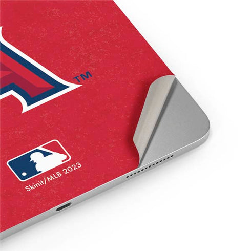 MLB Los Angeles Angels - Solid Distressed iPad Pro 13in M4 (2024) Skin