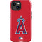 MLB Los Angeles Angels - Solid Distressed iPhone 15 Impact Case