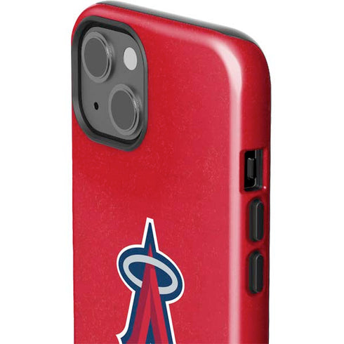 MLB Los Angeles Angels - Solid Distressed iPhone 15 Impact Case