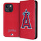 MLB Los Angeles Angels - Solid Distressed iPhone 15 Plus Folio Case