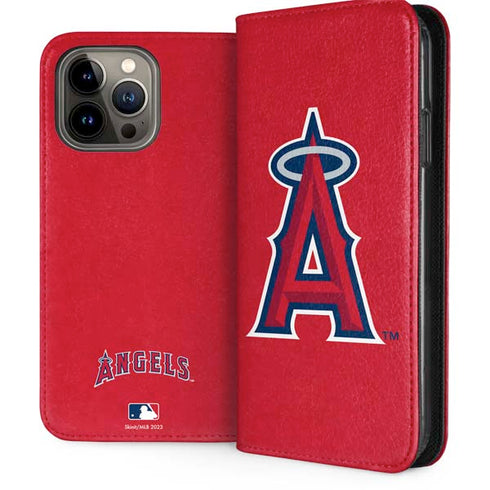 MLB Los Angeles Angels - Solid Distressed iPhone Cases