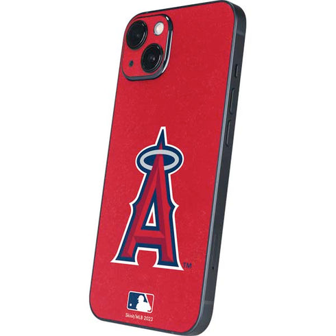 MLB Los Angeles Angels - Solid Distressed iPhone 15 Skin