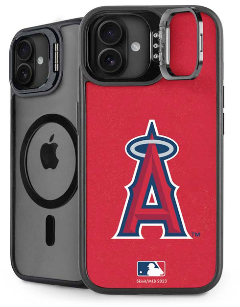 MLB Los Angeles Angels - Solid Distressed iPhone 16 Kickstand Case