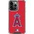 MLB Los Angeles Angels - Solid Distressed iPhone 16 Pro Max Clear Case