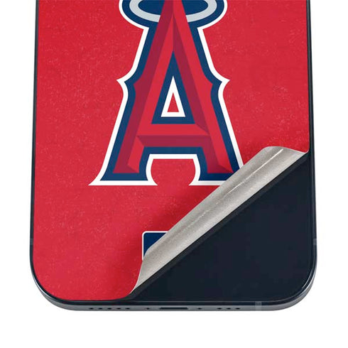 MLB Los Angeles Angels - Solid Distressed iPhone 16 Skin