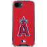 MLB Los Angeles Angels - Solid Distressed iPhone 16e Clear Case