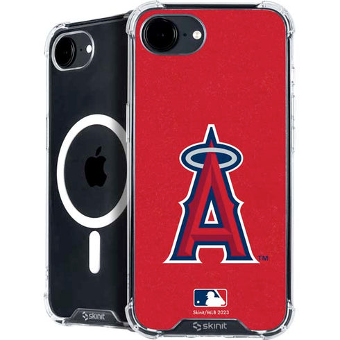 MLB Los Angeles Angels - Solid Distressed iPhone 16e MagSafe Case
