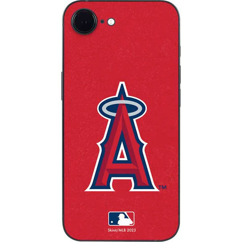 MLB Los Angeles Angels - Solid Distressed iPhone 16e Skin