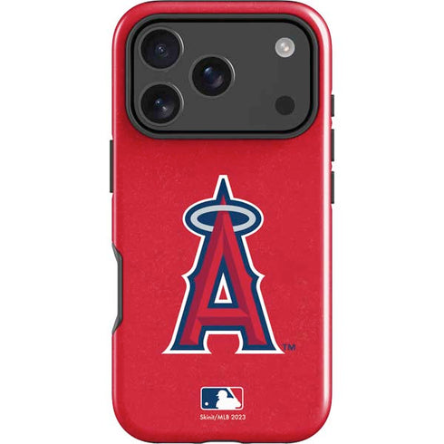 MLB Los Angeles Angels - Solid Distressed iPhone 18 Pro Impact Case