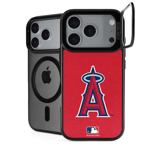 MLB Los Angeles Angels - Solid Distressed iPhone 18 Pro Kickstand Case