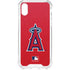 MLB Los Angeles Angels - Solid Distressed iPhone XS Clear Case