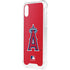 MLB Los Angeles Angels - Solid Distressed iPhone XS Clear Case