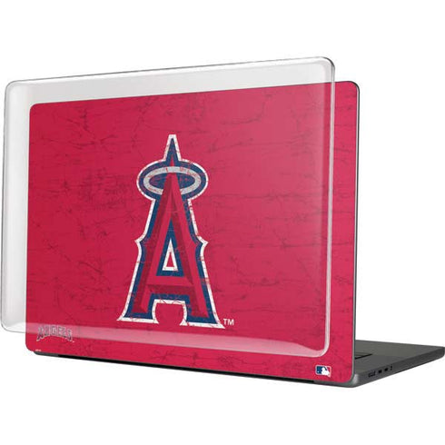 MLB Los Angeles Angels - Solid Distressed MacBook Cases