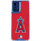 MLB Los Angeles Angels - Solid Distressed Moto G Play 4G (2024) Clear Case